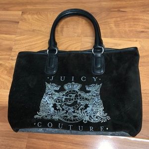 Original Juicy Couture Velour Double Handle Bag